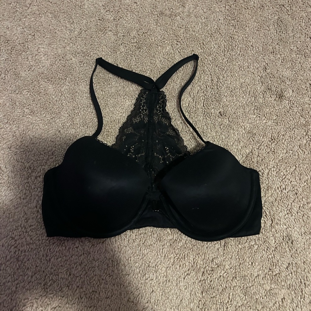 Black lace bralette